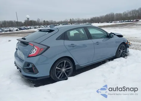 2020 Honda Civic Sport из США, поврежденный, VIN SHHFK7G49LU223311